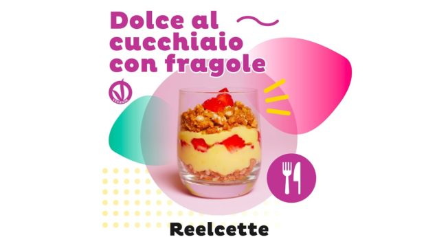 Dolce al cucchiaio con fragole