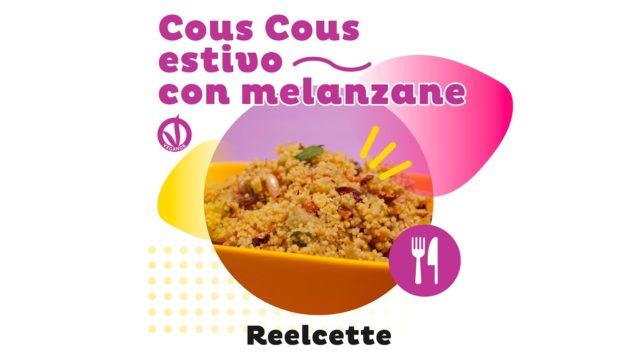 Cous cous estivo vegan alle melanzane