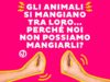 Gli animali si mangiano tra loro, perché noi non possiamo mangiarli?