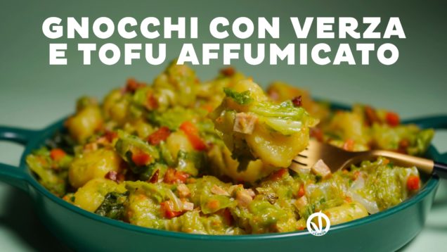 Gnocchi con verza e tofu